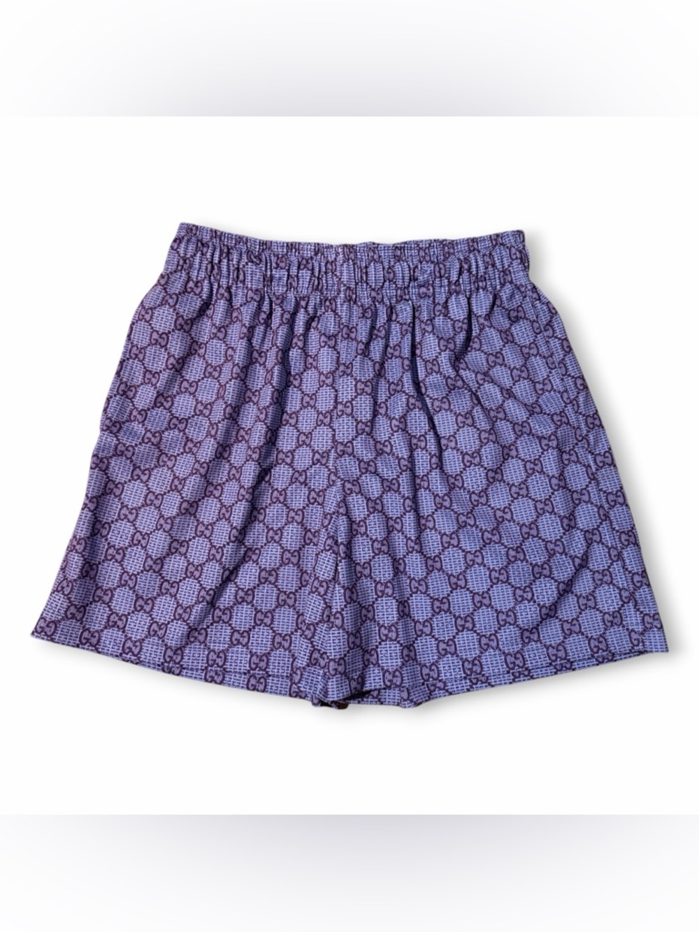 Bravest Studios GG Mesh Shorts Violet Purple AOP Sz Large